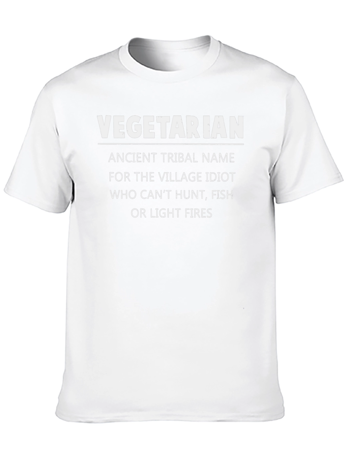 Vegetarian Ancient Tribal Name T-Shirt