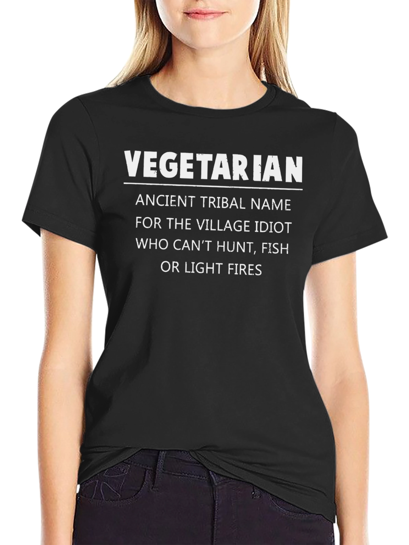 Vegetarian Ancient Tribal Name T-Shirt