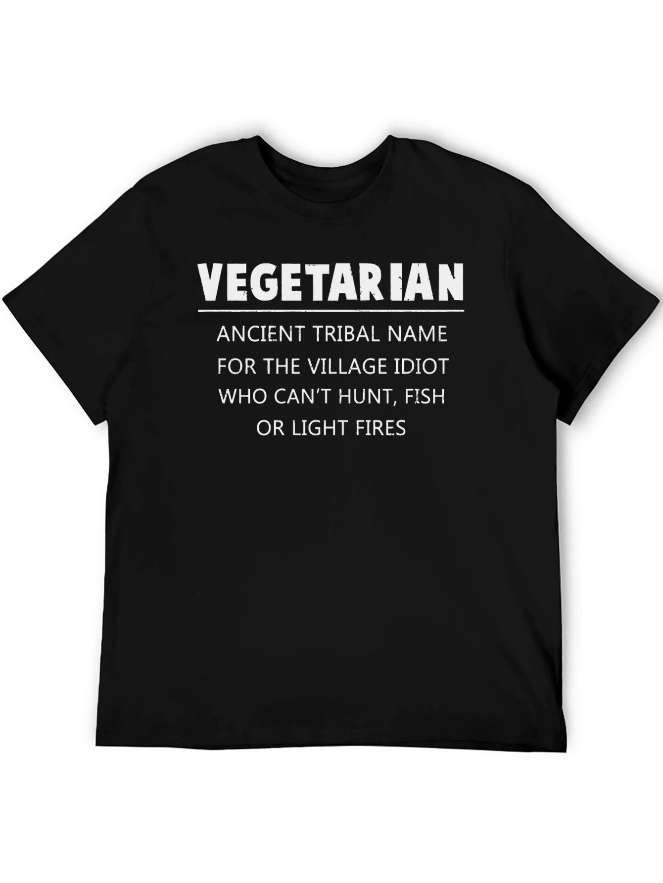 Vegetarian Ancient Tribal Name T-Shirt