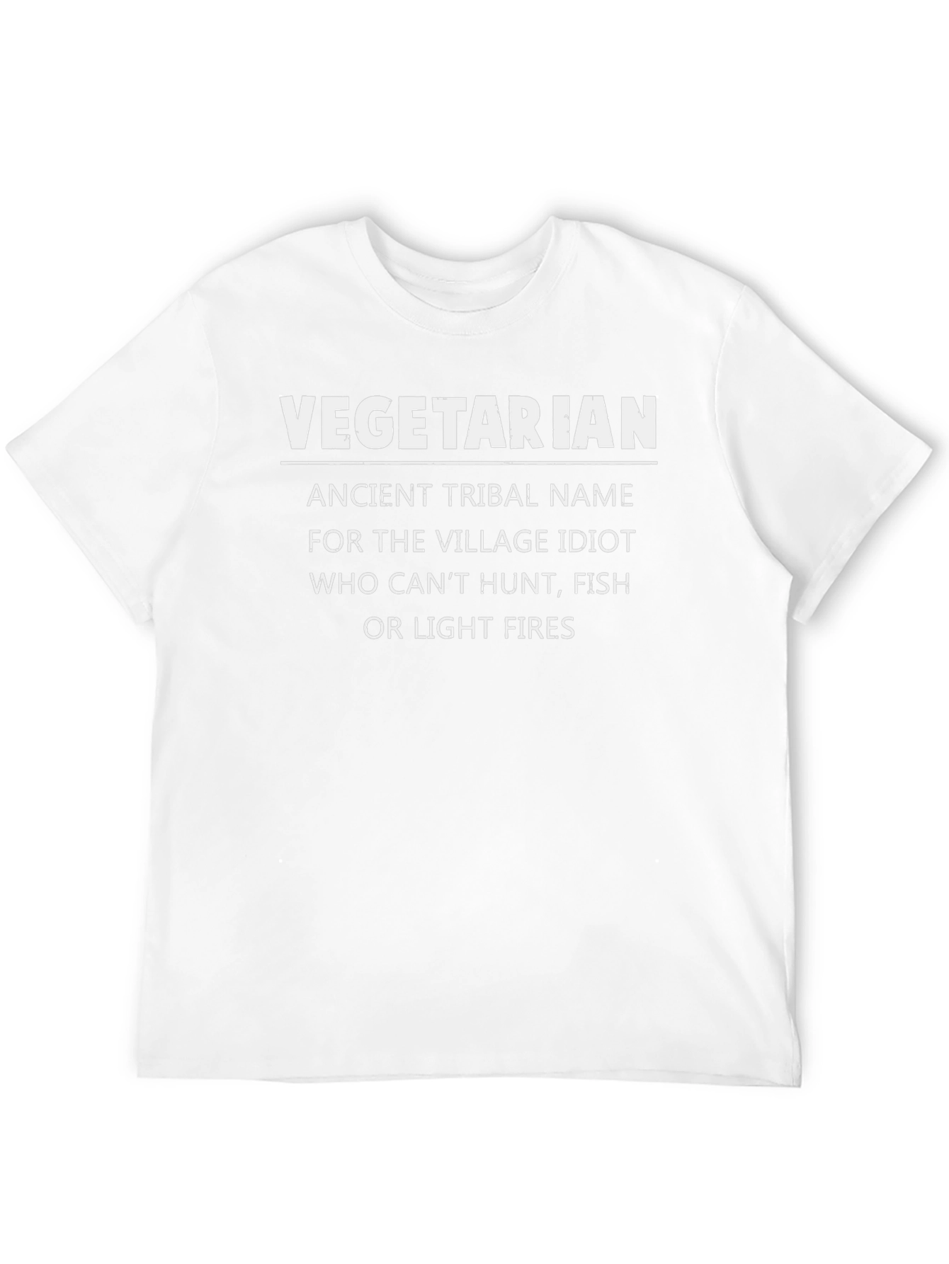 Vegetarian Ancient Tribal Name T-Shirt