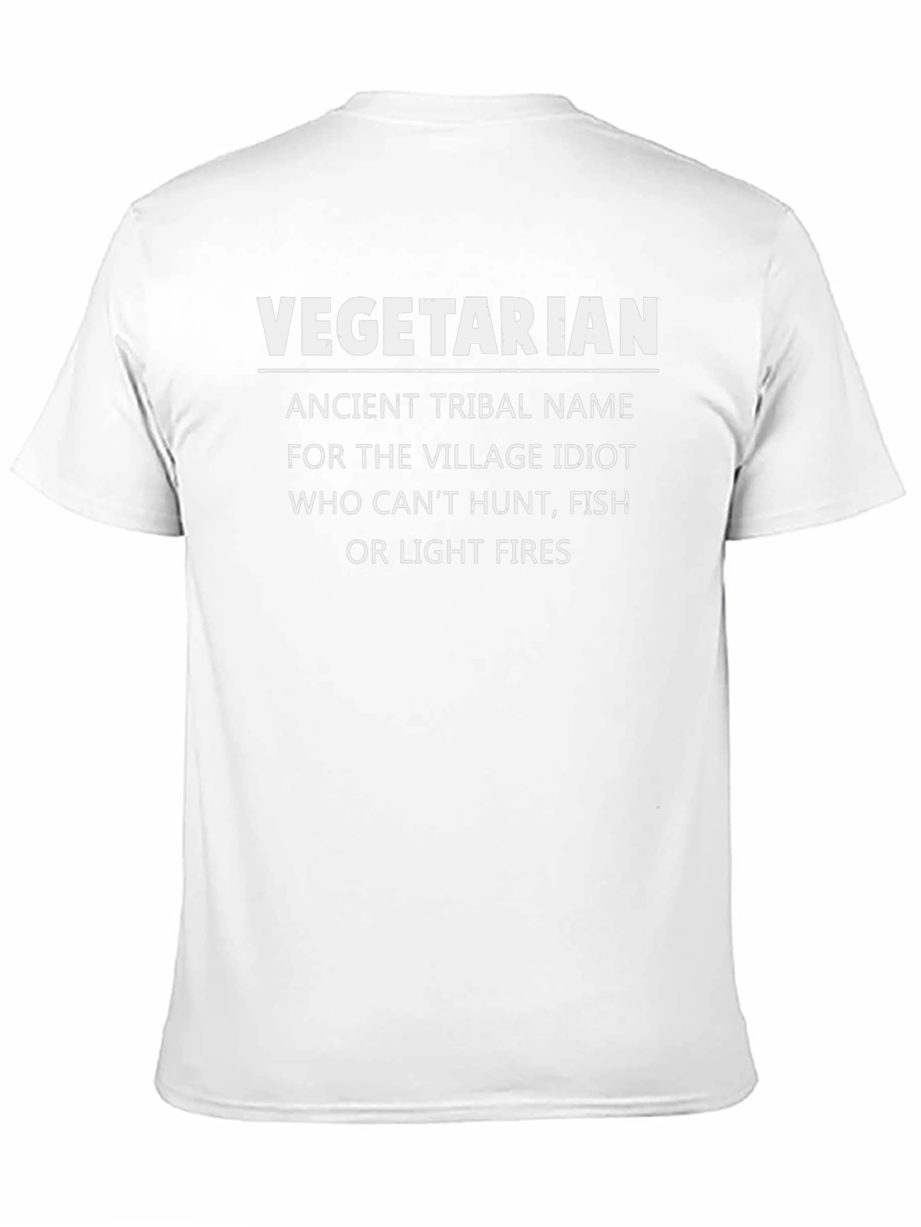 Vegetarian Ancient Tribal Name T-Shirt