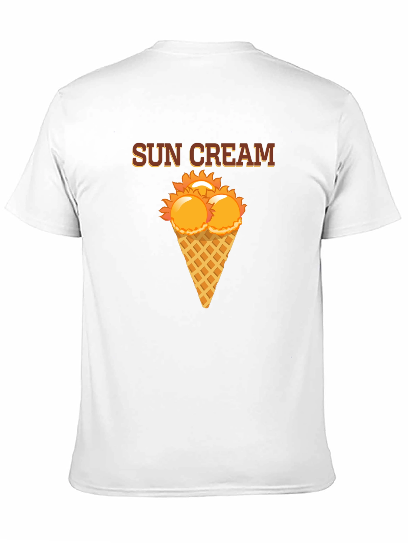 Sun Cream Graphic T-Shirt - Novelty Summer Tee