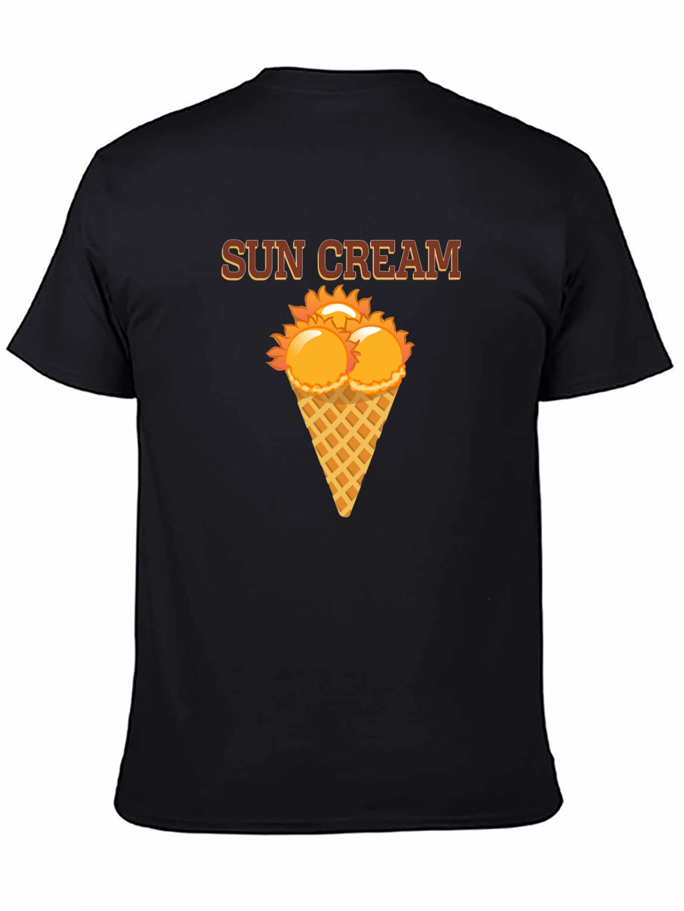 Sun Cream Graphic T-Shirt - Novelty Summer Tee