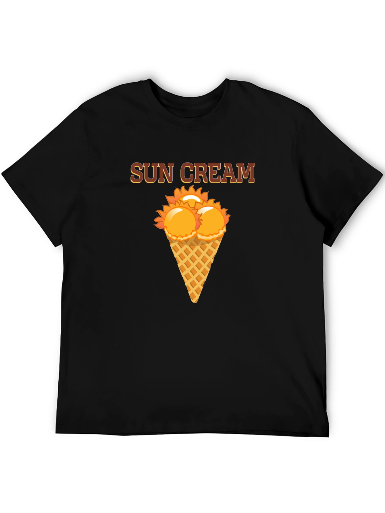Sun Cream Graphic T-Shirt - Novelty Summer Tee