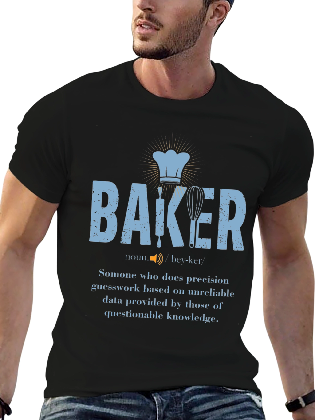 Funny Baker Definition Graphic T-Shirt