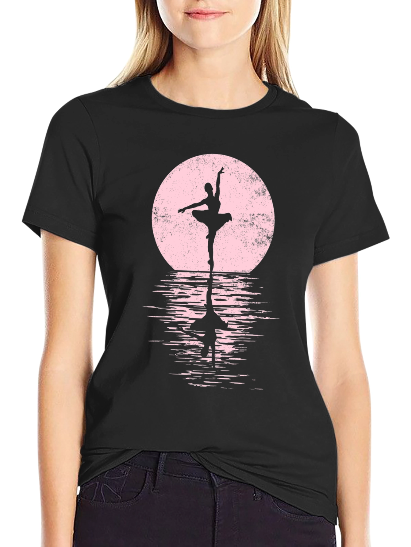 Ballerina Moon Reflection T-Shirt
