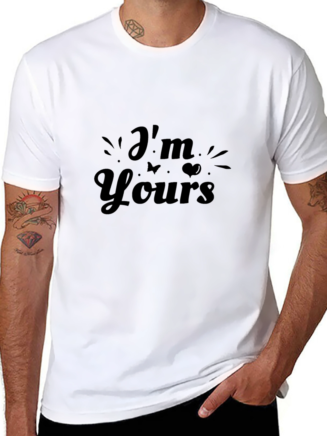 Im Yours Graphic Tee - Stylish Casual Wear
