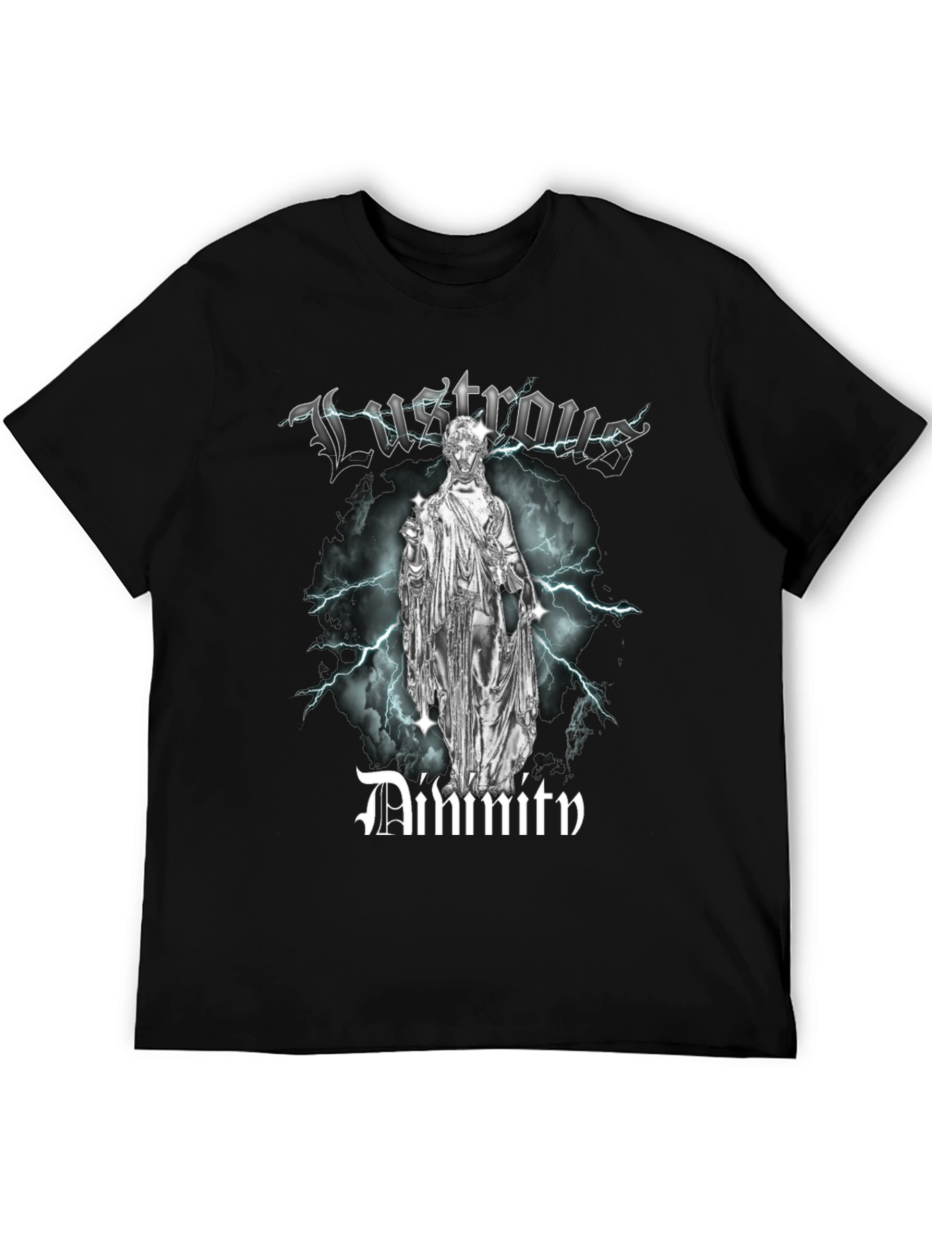 Lustrous Divinity T-Shirt: Bold Graphic Tee