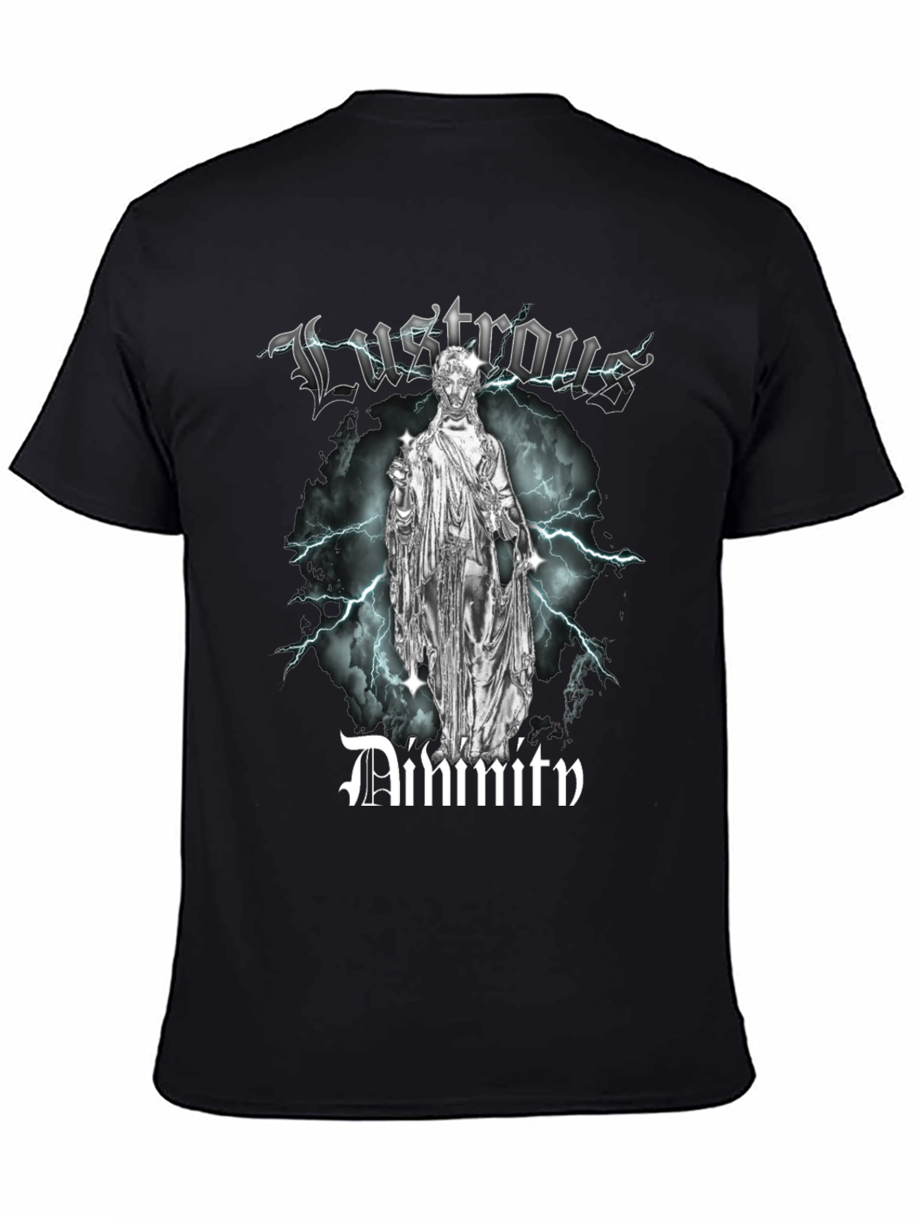 Lustrous Divinity T-Shirt: Bold Graphic Tee