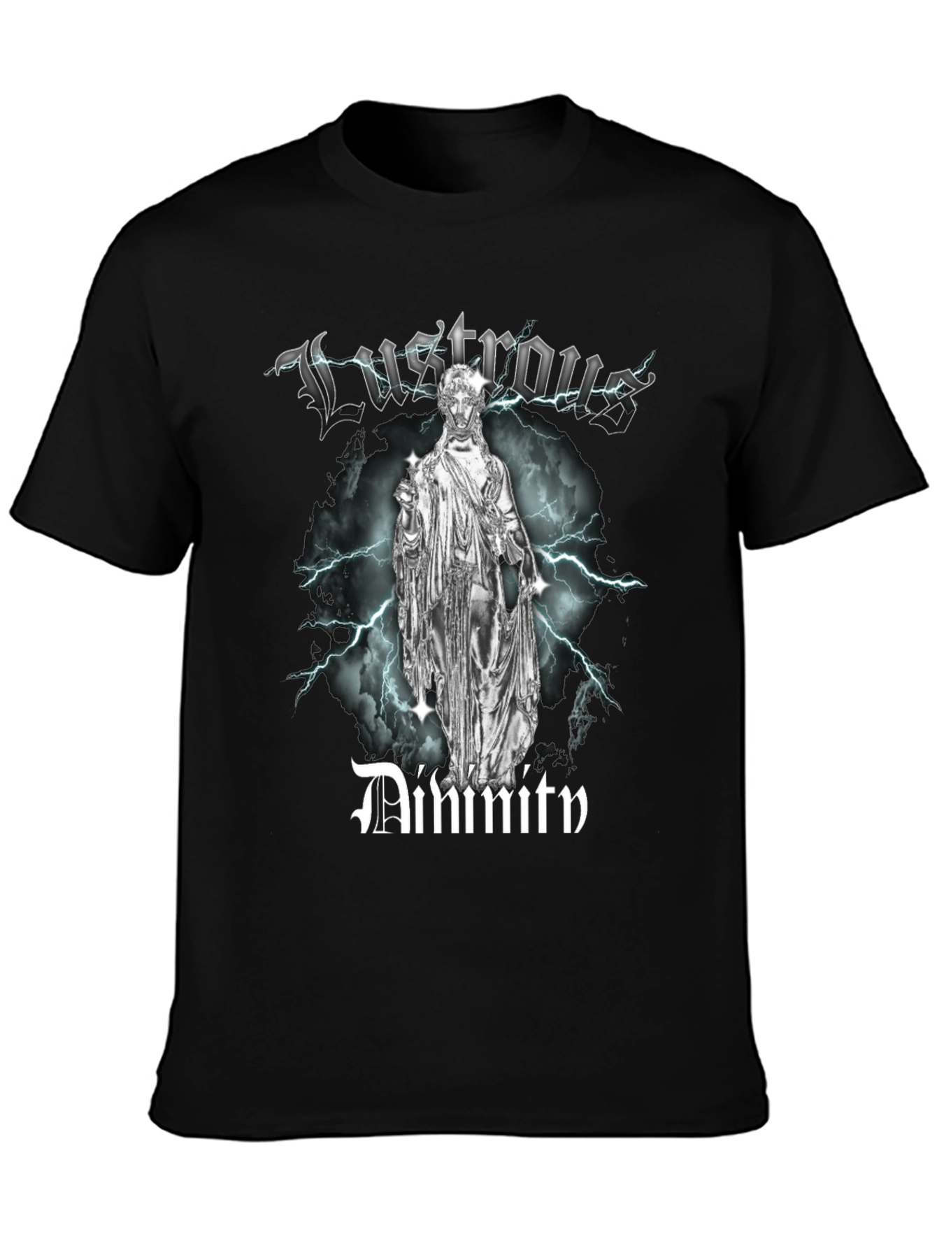 Lustrous Divinity T-Shirt: Bold Graphic Tee