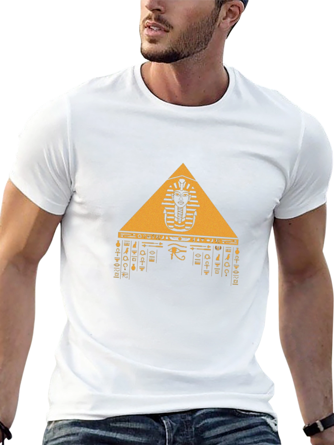 Egyptian Pyramid Pharaoh Graphic Tee