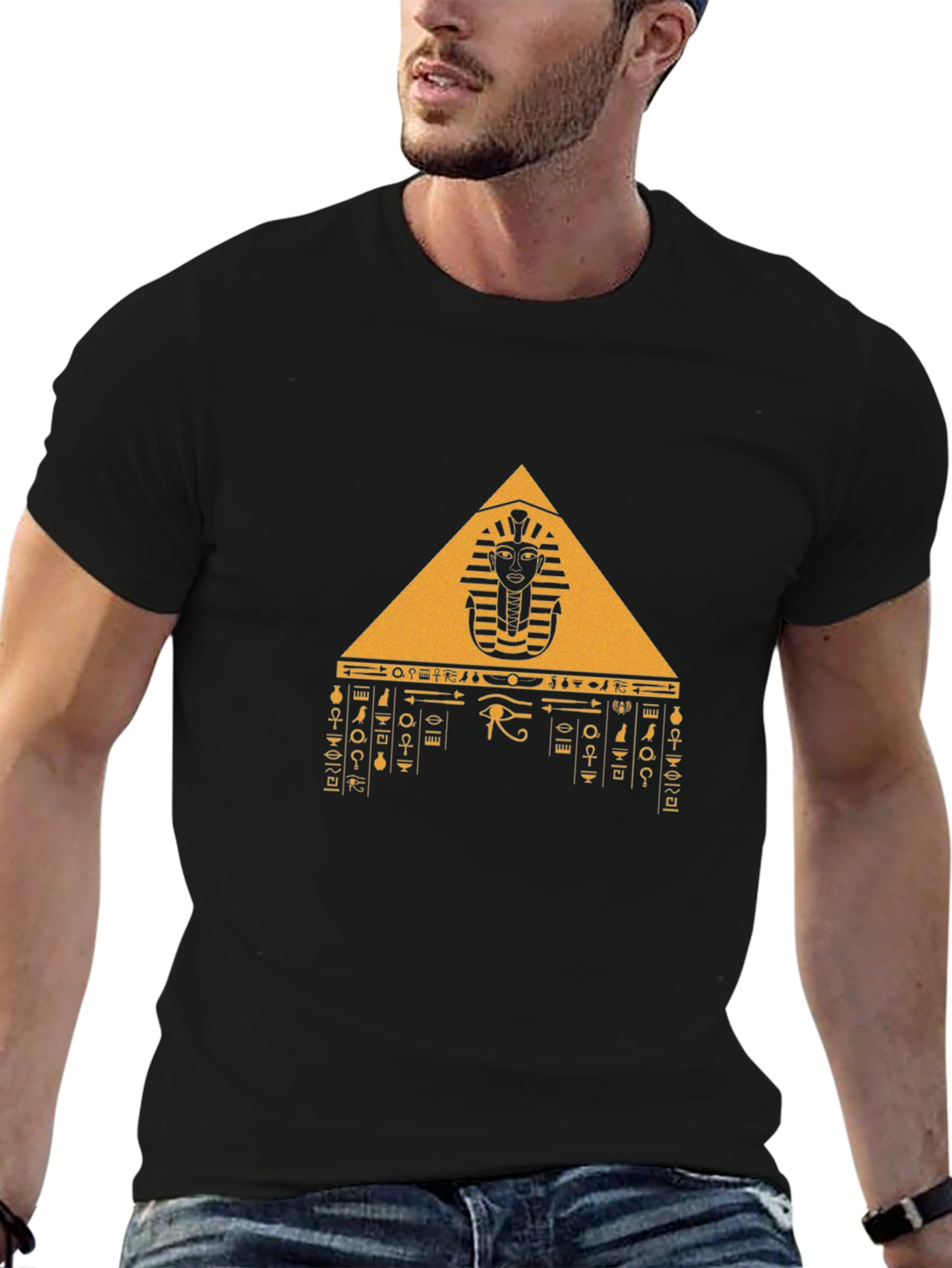 Egyptian Pyramid Pharaoh Graphic Tee