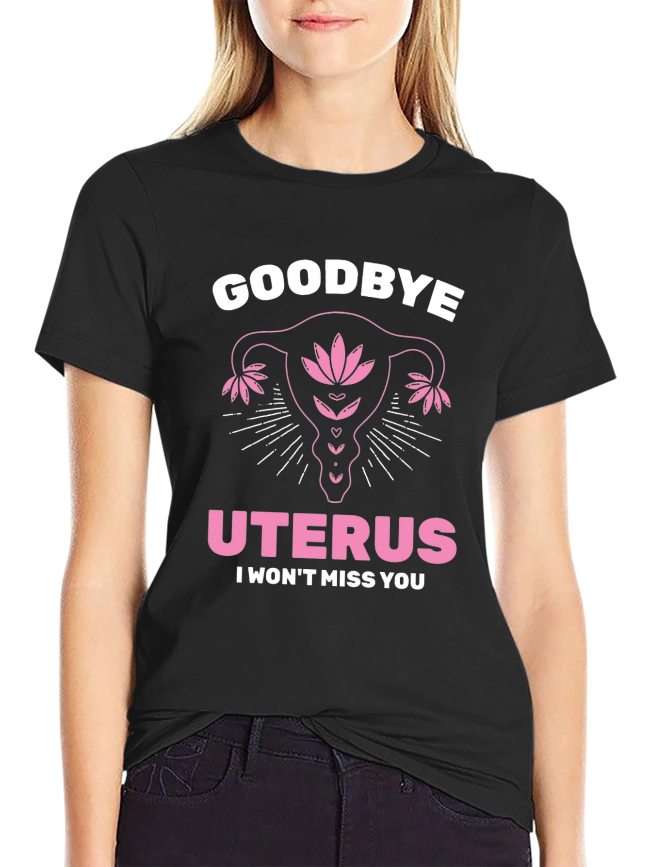 Goodbye Uterus T-Shirt Hysterectomy Gift Tee