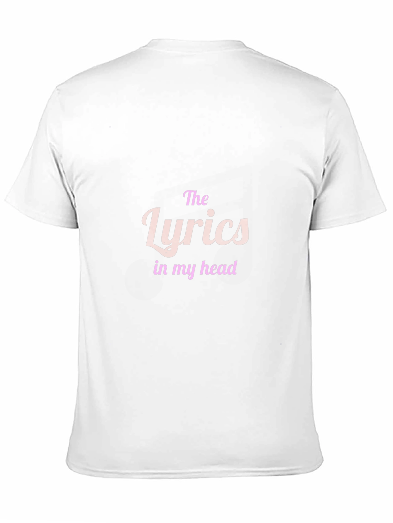 The Lyrics in my Head Black T-Shirt
