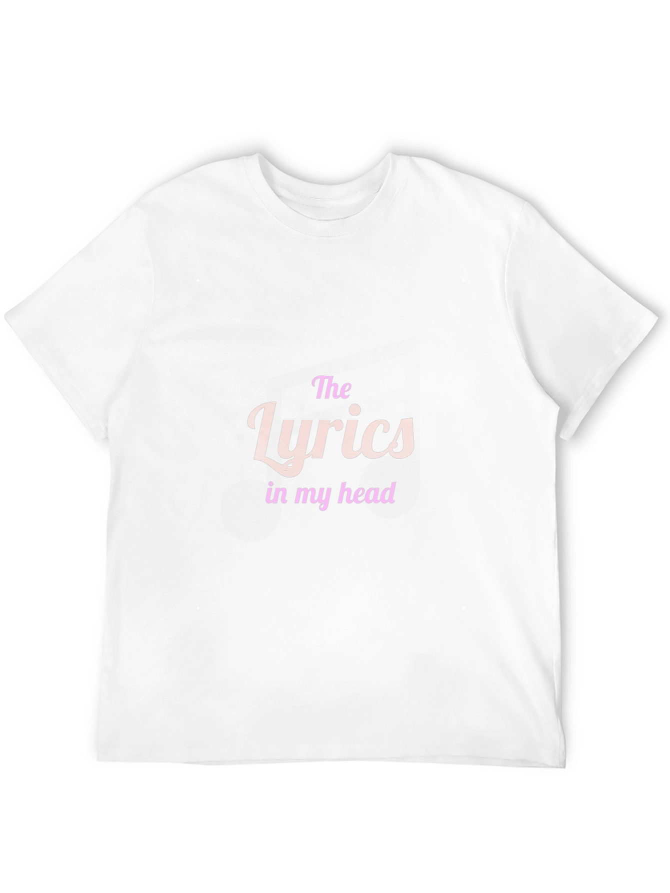 The Lyrics in my Head Black T-Shirt