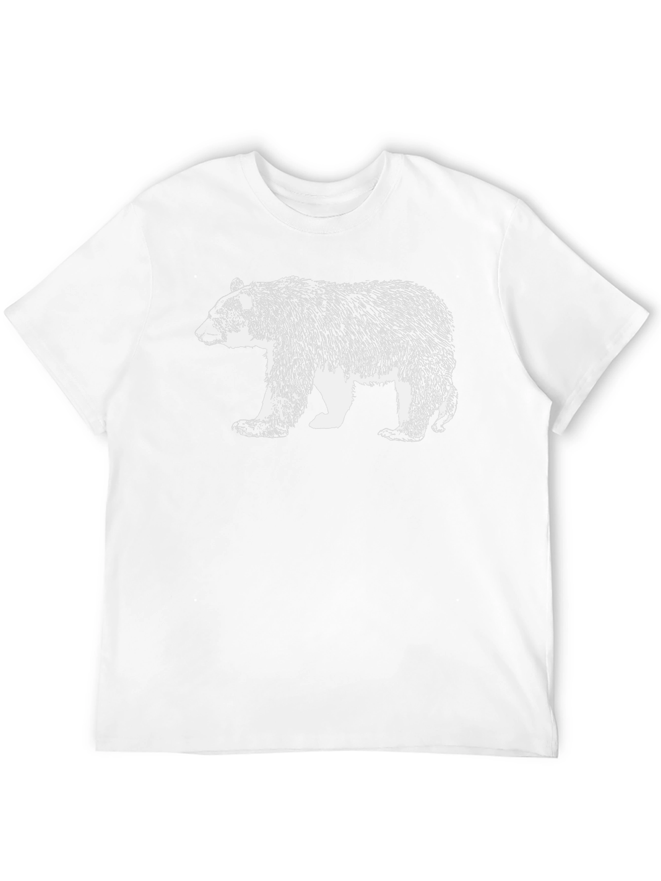 Cool Bear Graphic Black T-Shirt for Men