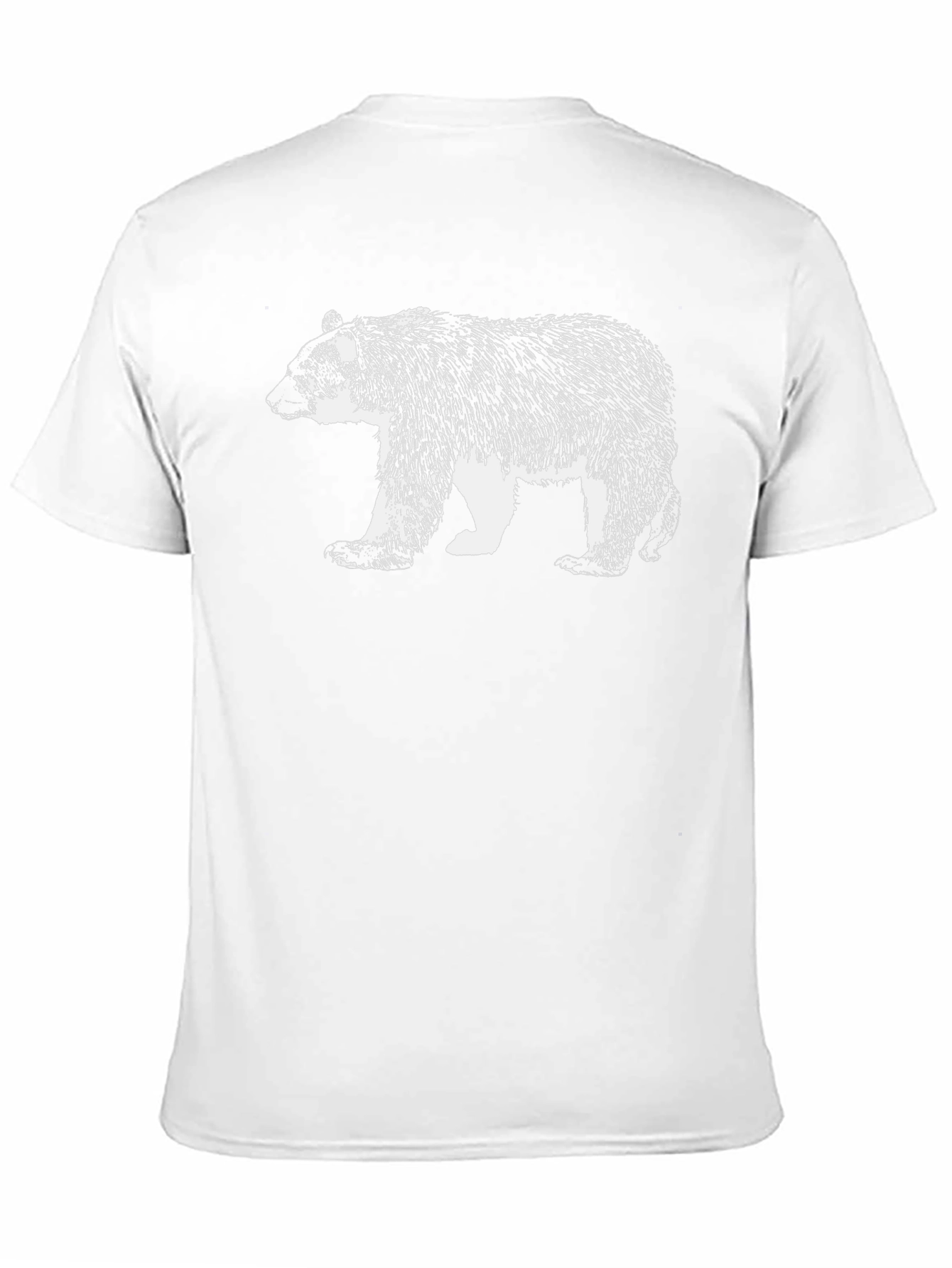 Cool Bear Graphic Black T-Shirt for Men