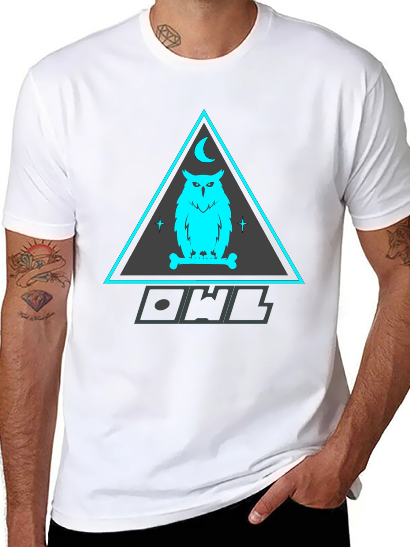 Owl Graphic Tee - Stylish Unisex T-Shirt