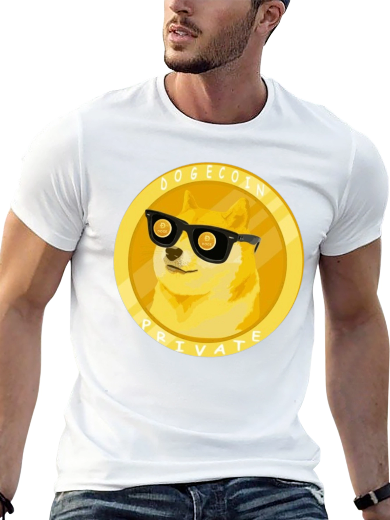 Dogecoin Private T-Shirt - Black Crypto Tee