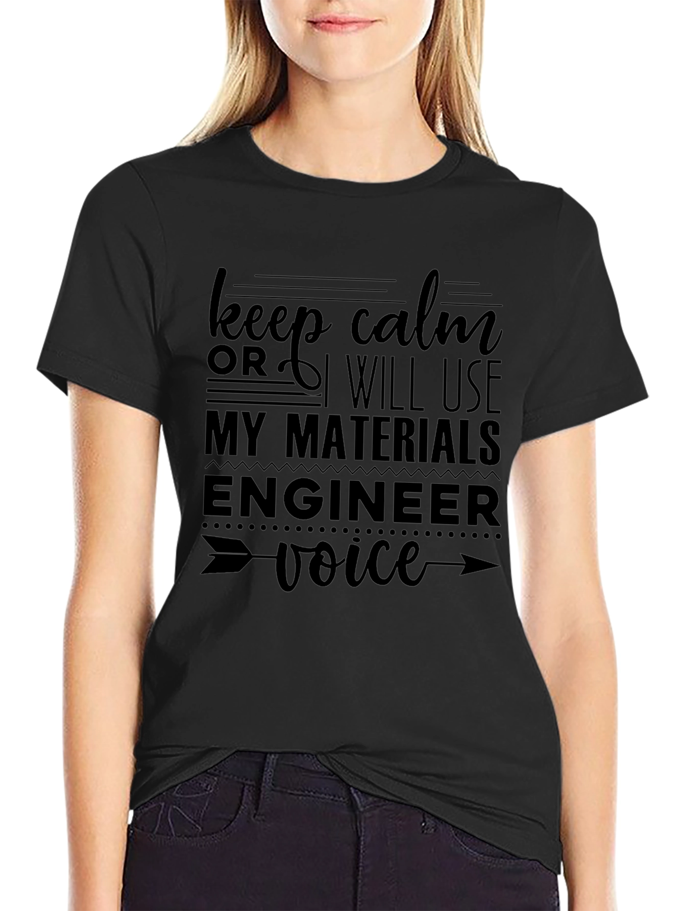 Keep Calm Materials Engineer Funny T-Shirt