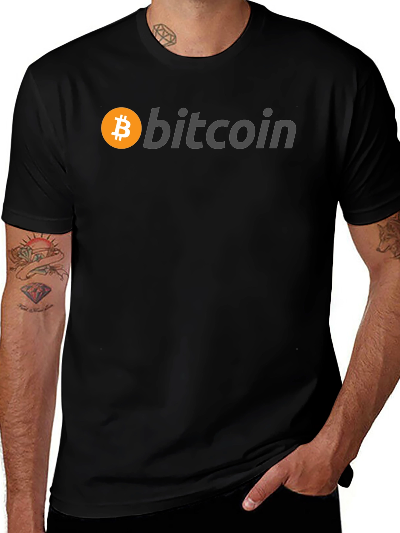 Bitcoin Logo T-Shirt - Crypto Currency Tee