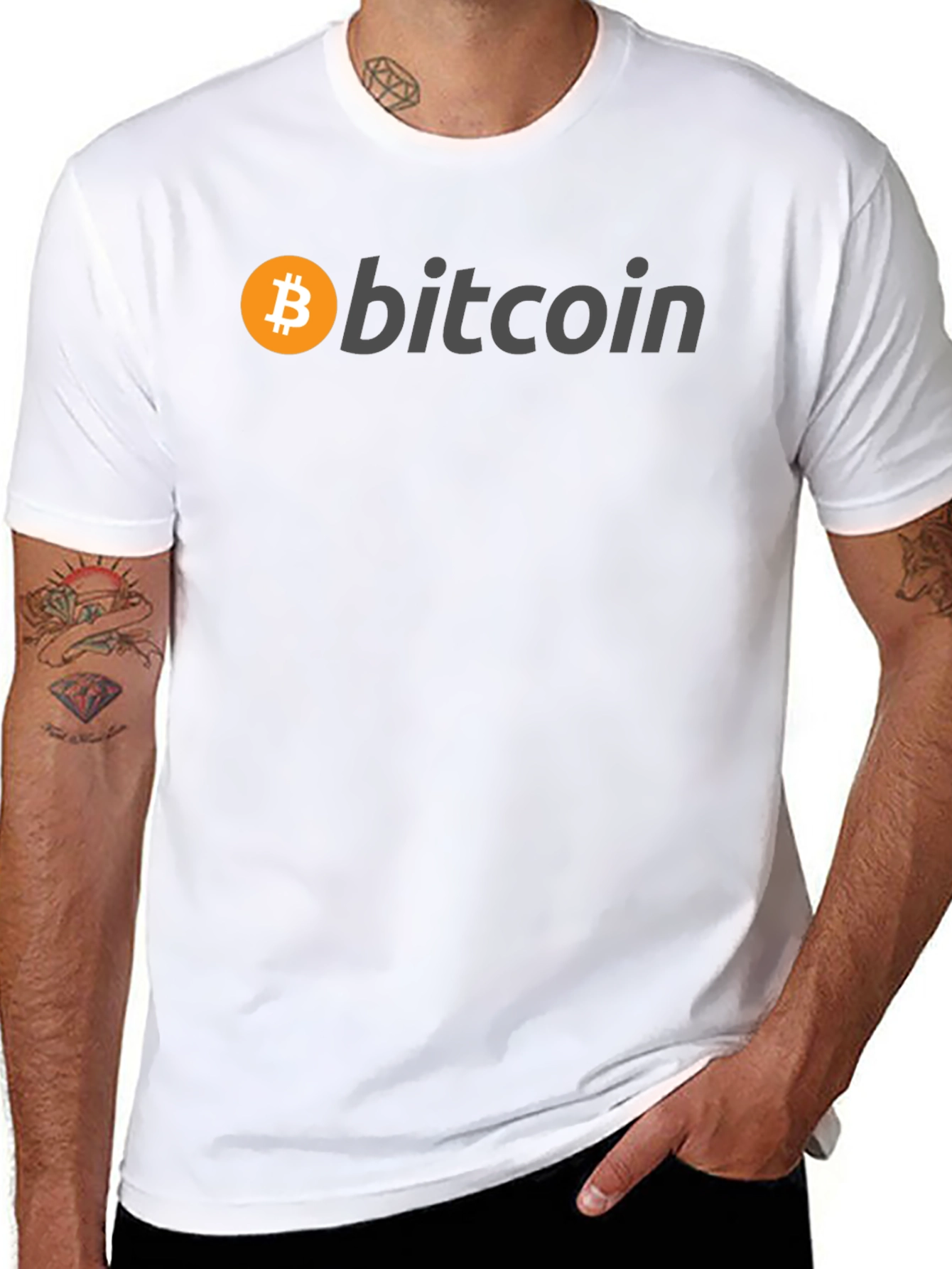 Bitcoin Logo T-Shirt - Crypto Currency Tee