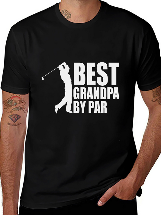 Best Grandpa By Par Golf T-Shirt