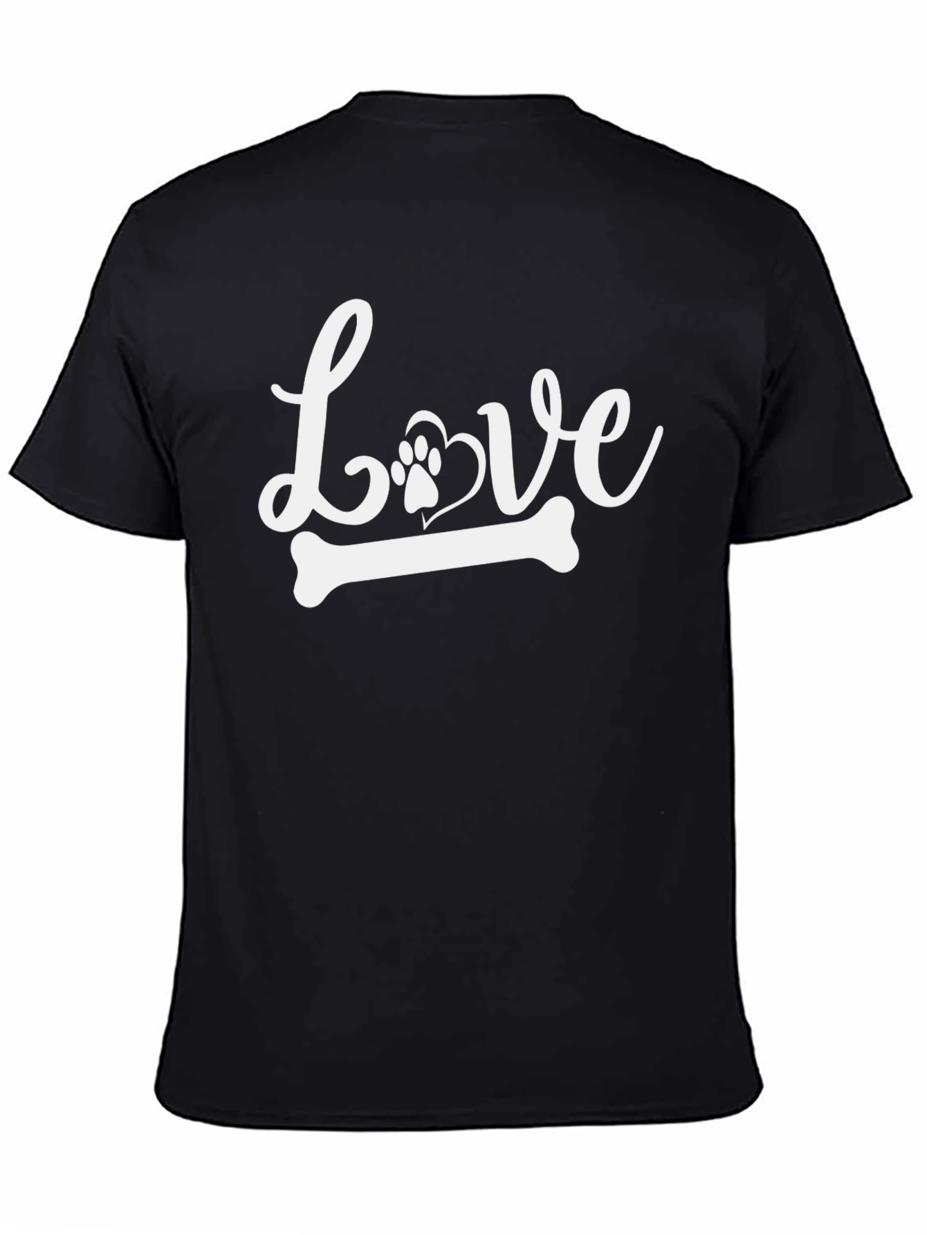 Love Dog Paw Bone Graphic Tee