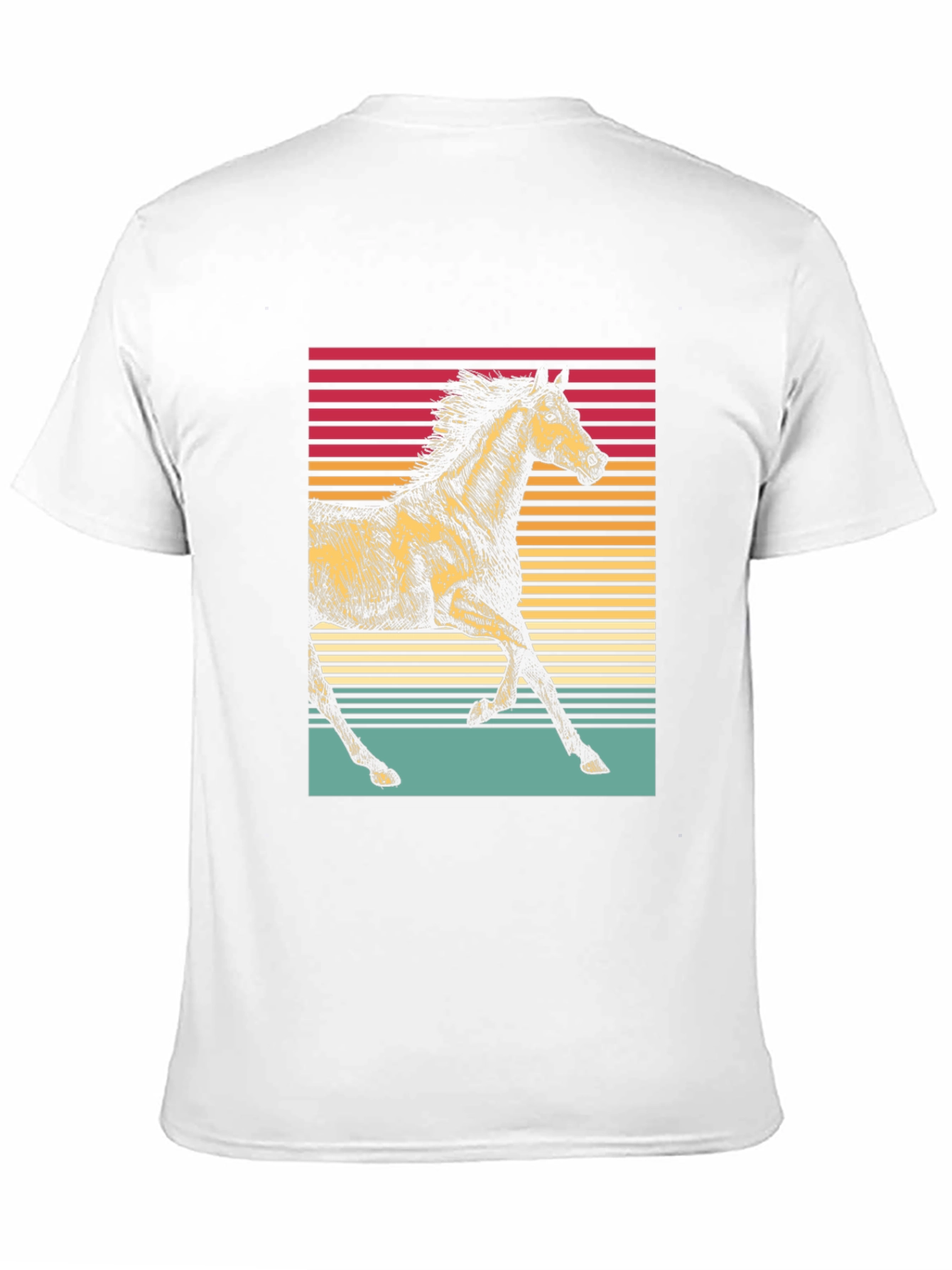 Retro Horse Graphic Tee - Stylish Equestrian Shirt