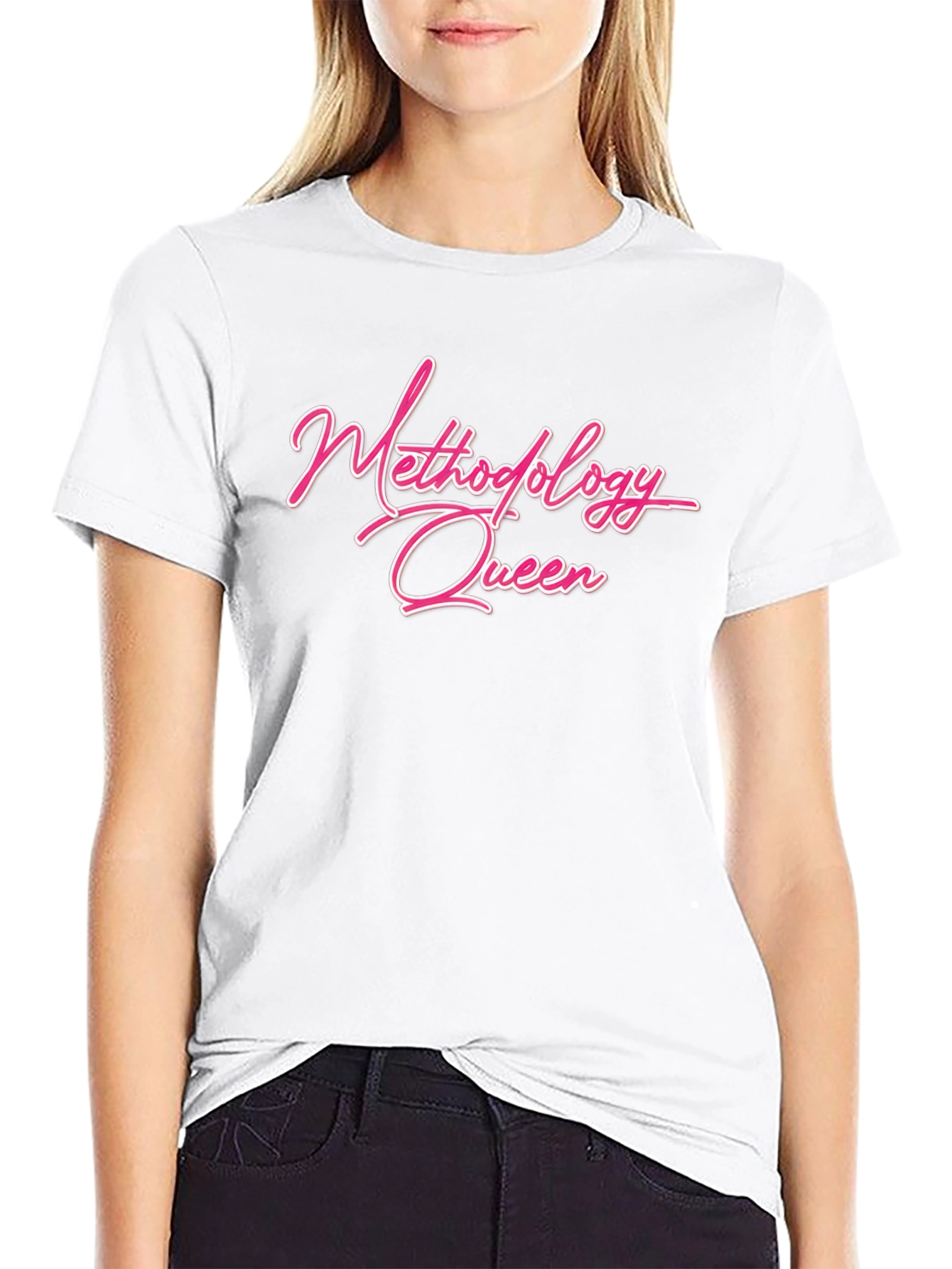 Methodology Queen Graphic Tee - Black