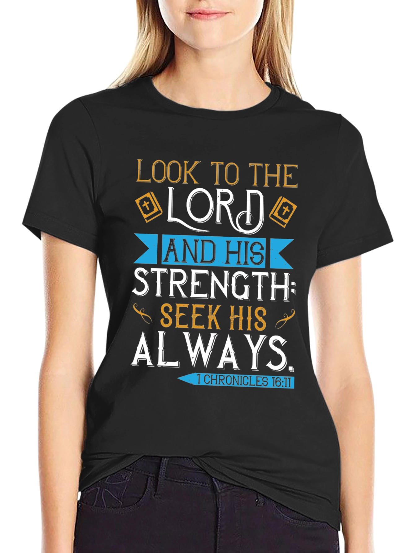 Christian Look to the Lord Graphic Tee