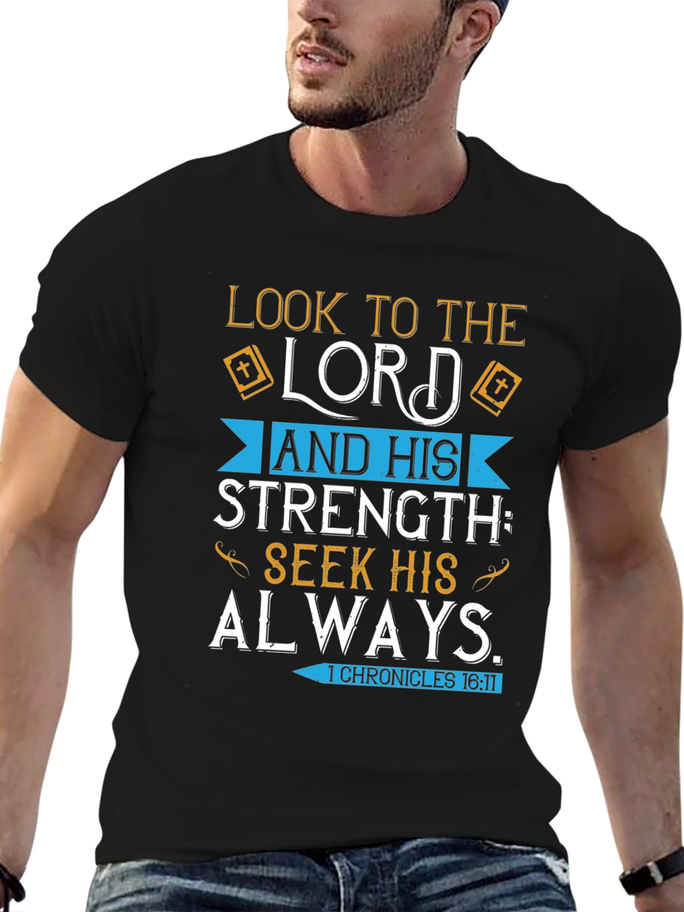 Christian Look to the Lord Graphic Tee