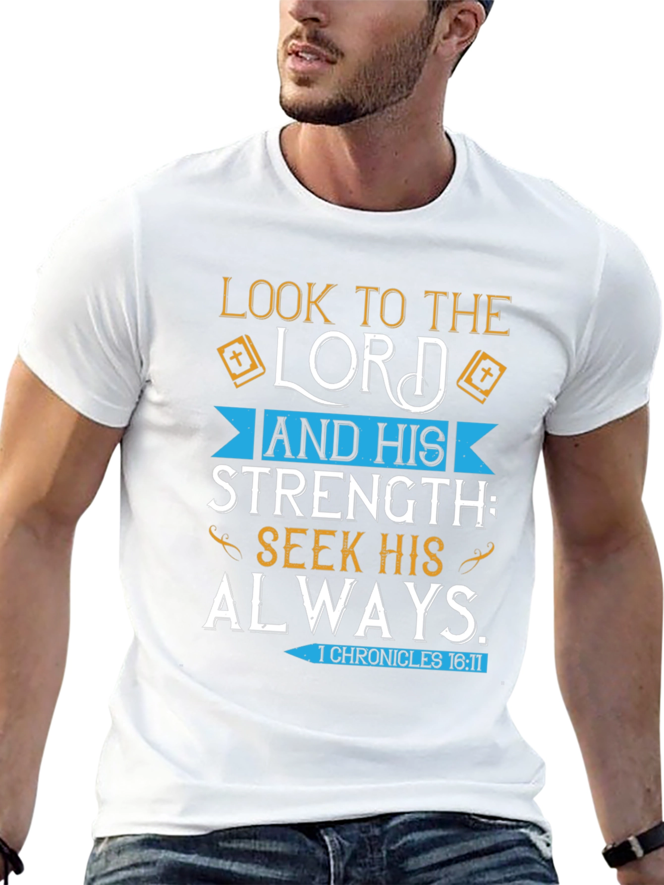 Christian Look to the Lord Graphic Tee