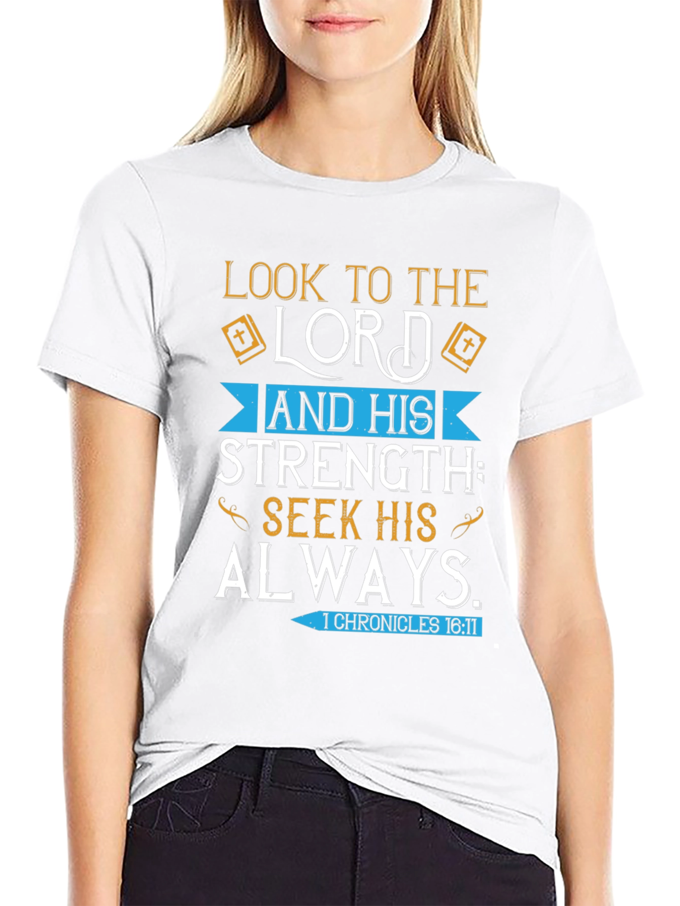 Christian Look to the Lord Graphic Tee