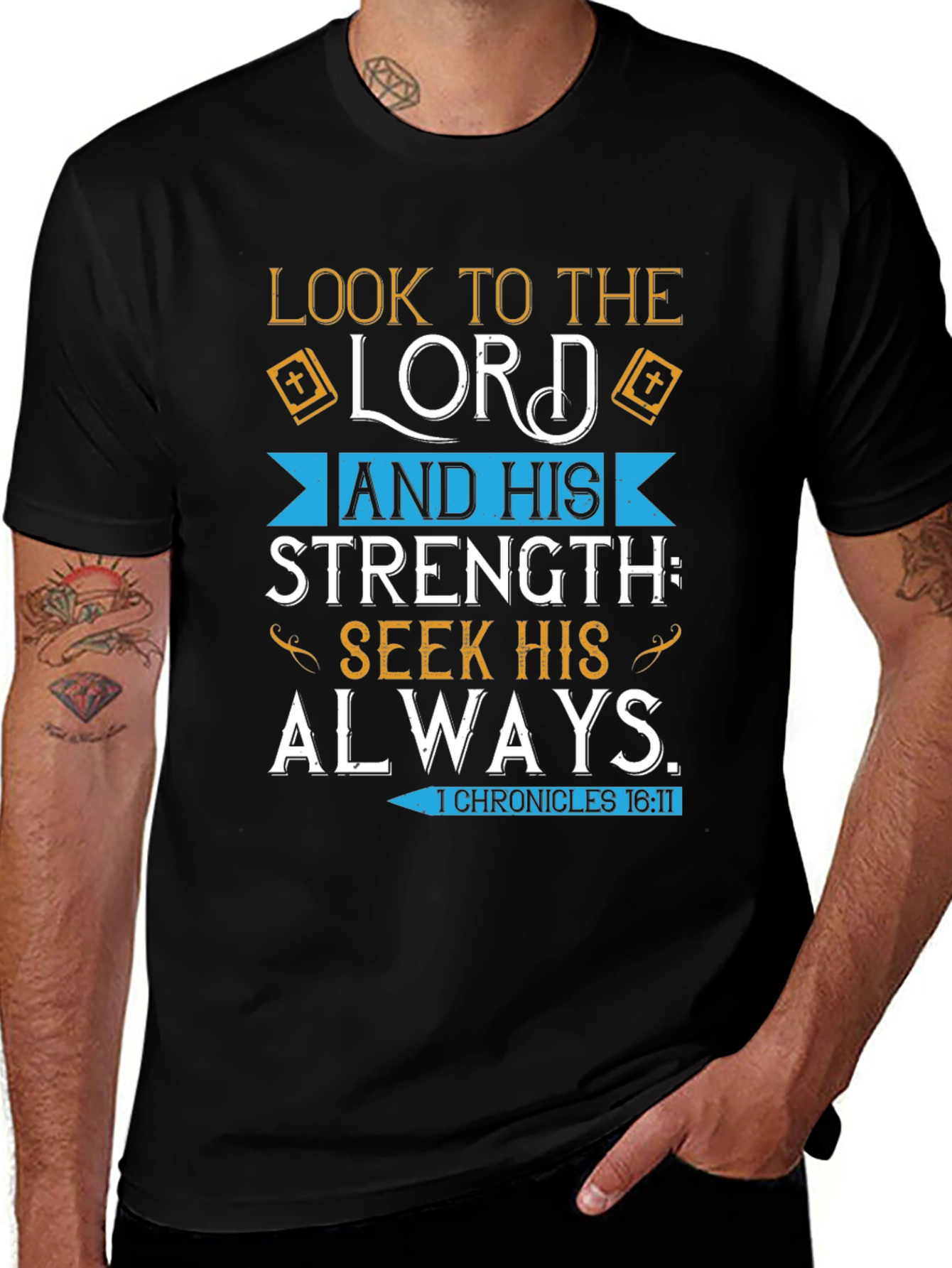 Christian Look to the Lord Graphic Tee