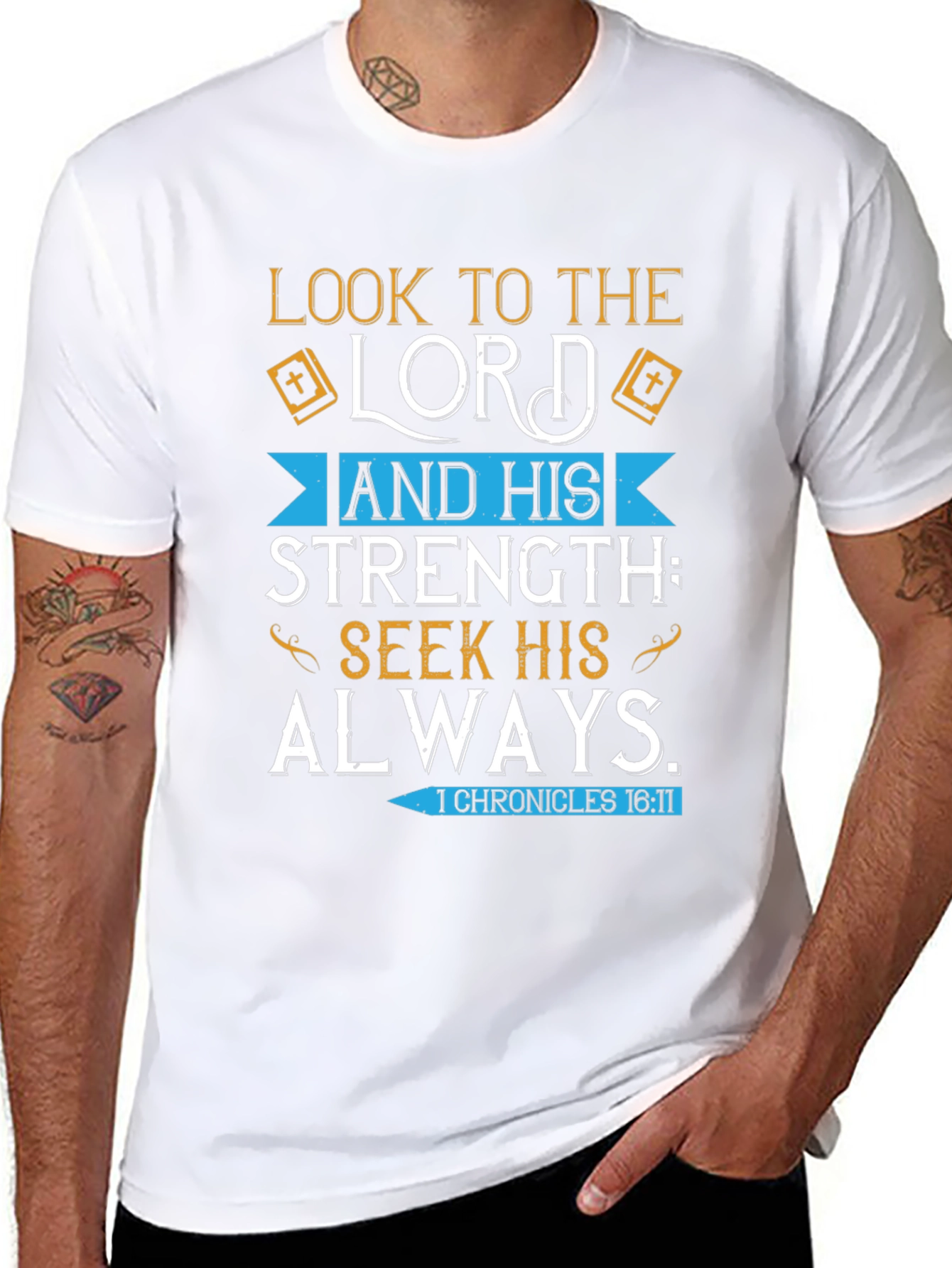 Christian Look to the Lord Graphic Tee