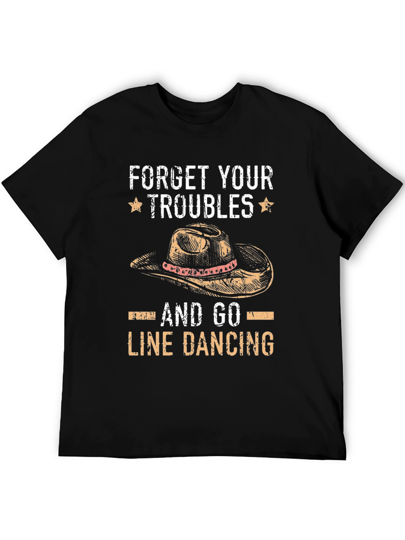Forget Your Troubles Line Dancing T-Shirt