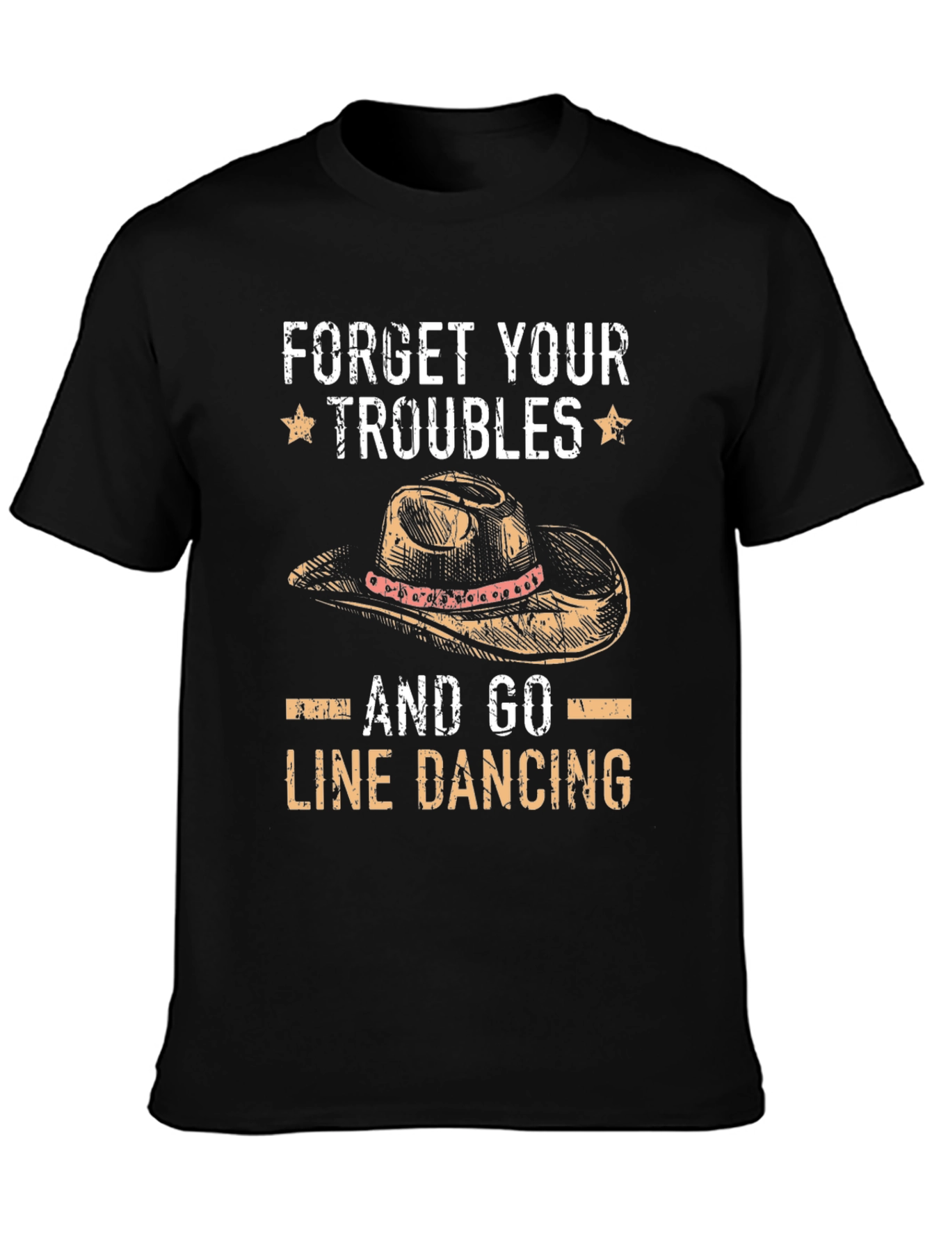 Forget Your Troubles Line Dancing T-Shirt