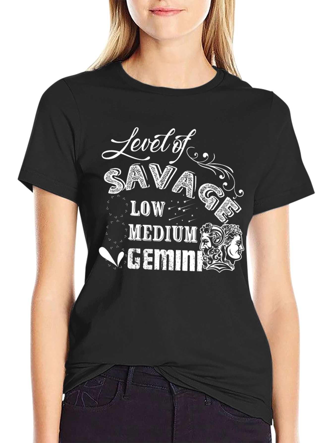 Level of Savage Gemini Zodiac T-Shirt