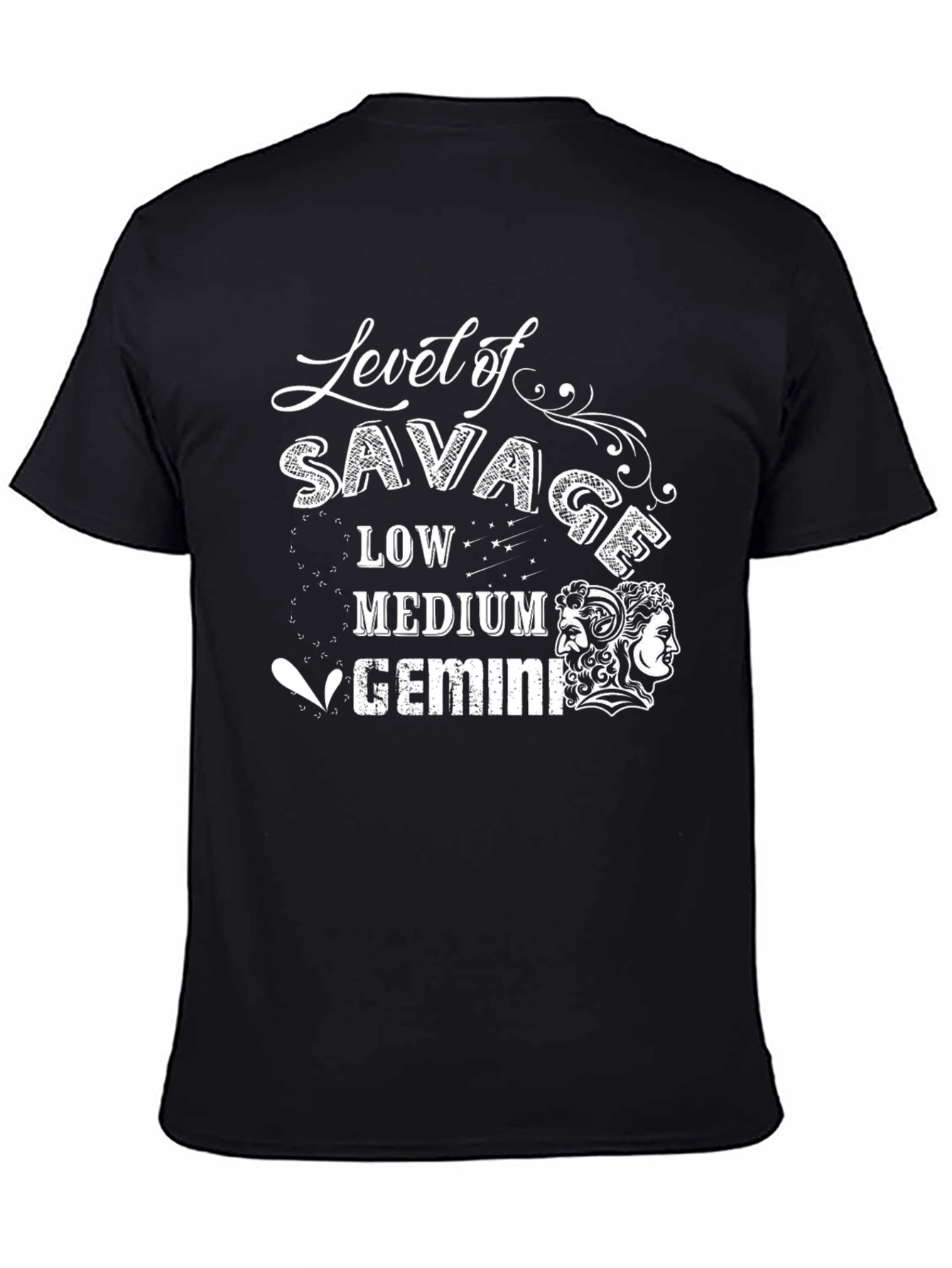Level of Savage Gemini Zodiac T-Shirt