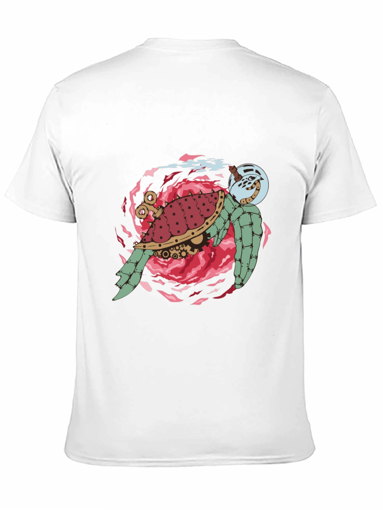 Steampunk Turtle Graphic T-Shirt - Unique Design