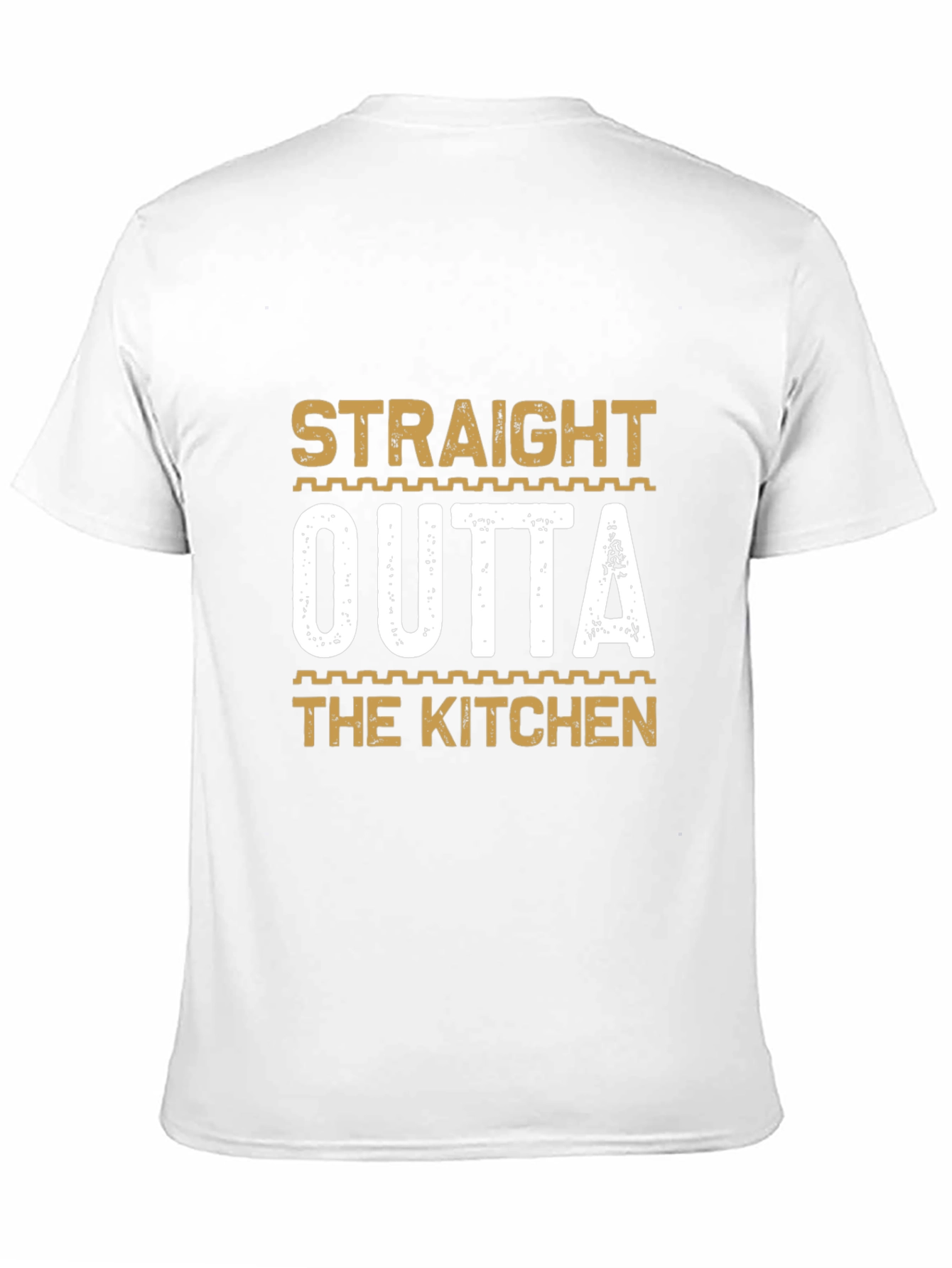 Straight Outta The Kitchen T-Shirt - Funny Chef Tee