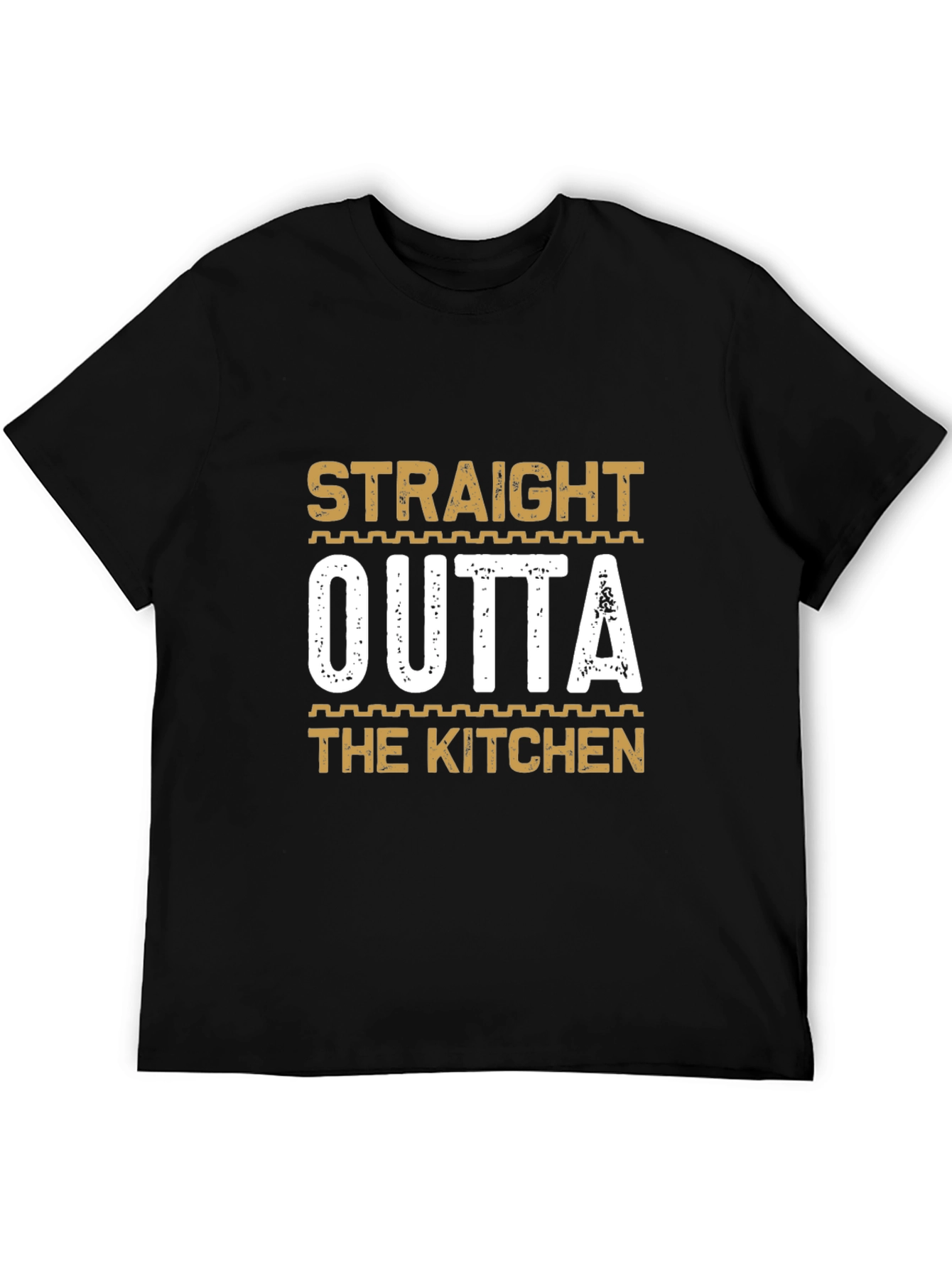 Straight Outta The Kitchen T-Shirt - Funny Chef Tee