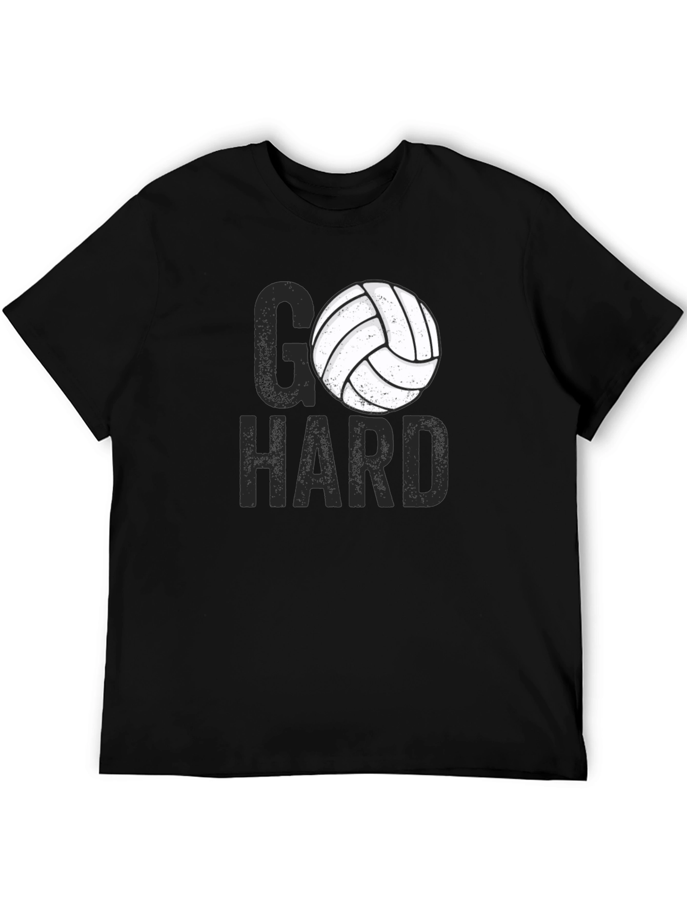 Go Hard Volleyball Graphic T-Shirt