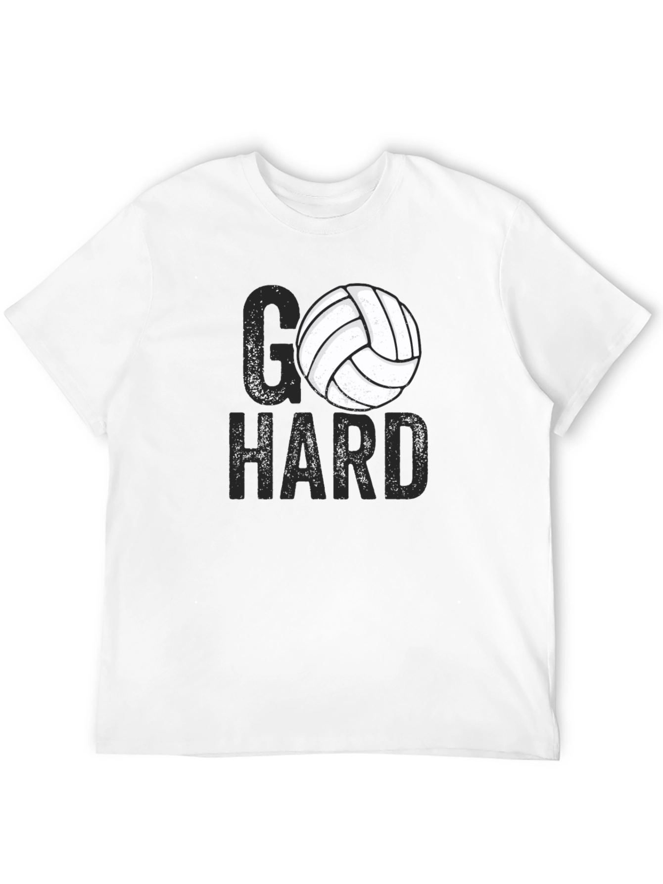 Go Hard Volleyball Graphic T-Shirt