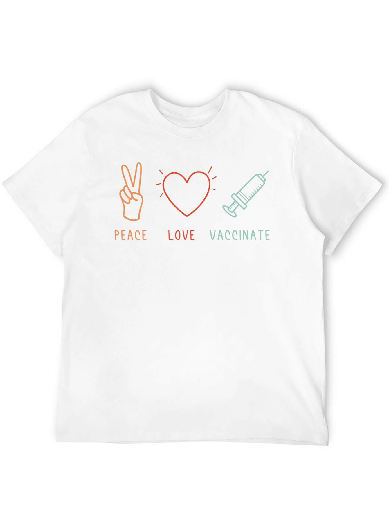 Peace Love Vaccinate T-Shirt