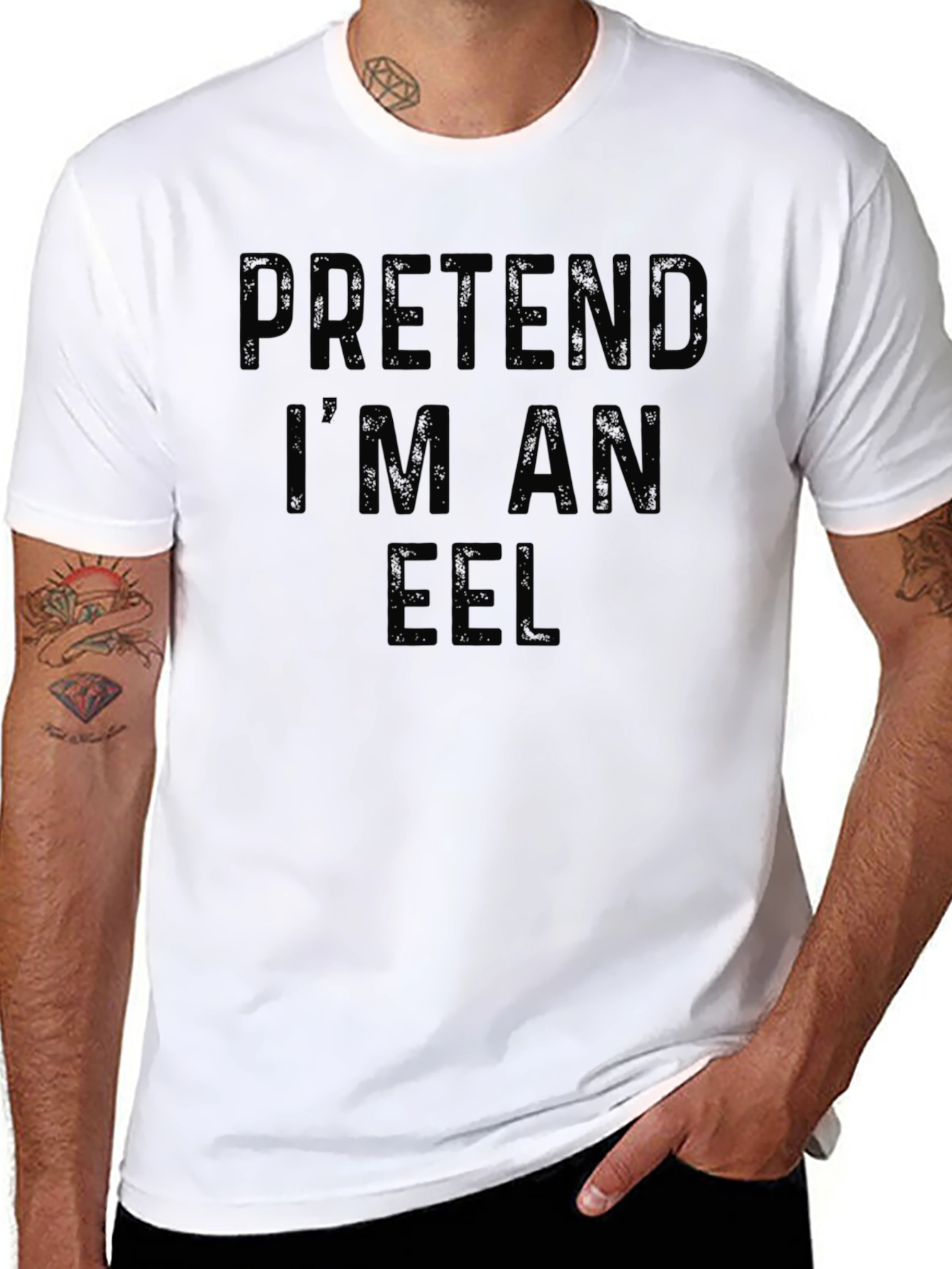 Pretend Im an Eel T-Shirt - Funny Costume Tee