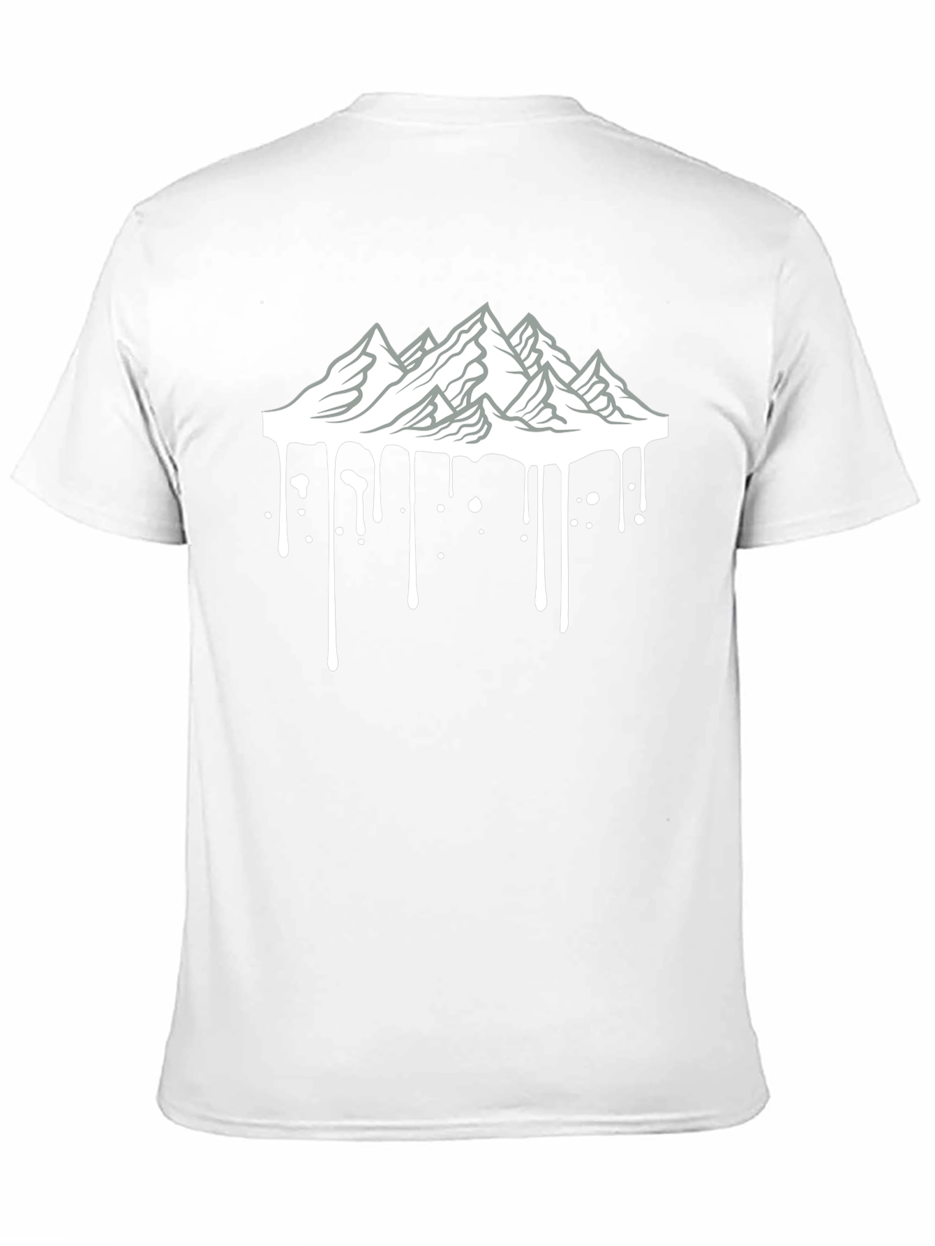 Mountain Drip Graphic Tee - Cool Casual Style