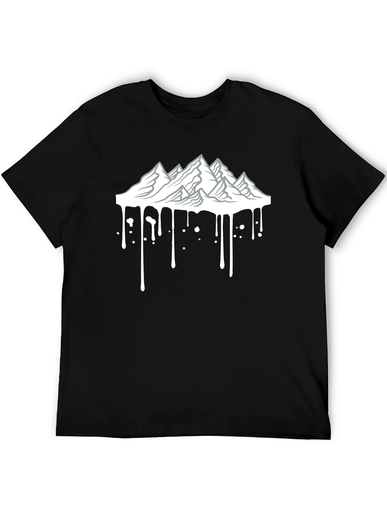 Mountain Drip Graphic Tee - Cool Casual Style