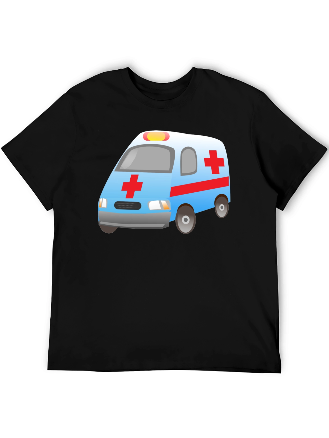 Ambulance Graphic Tee - Black Unisex Shirt
